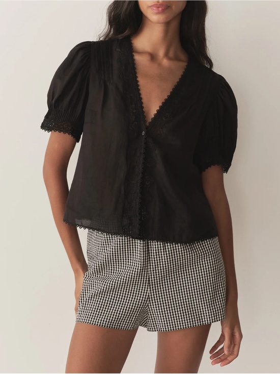 Doen Tops - NWT Doen Brigitta Top - Black